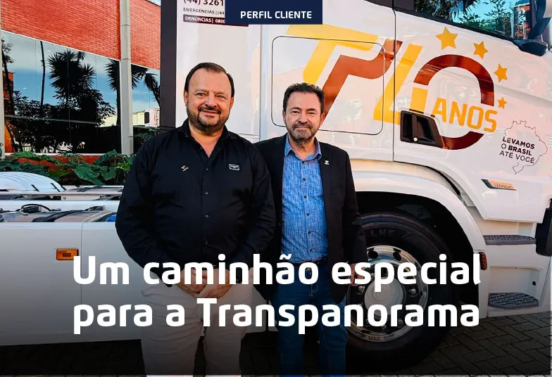 Um caminhão especial para a Transpanorama