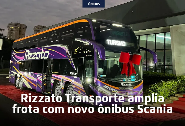 Rizzato Transporte amplia frota com novo ônibus Scania