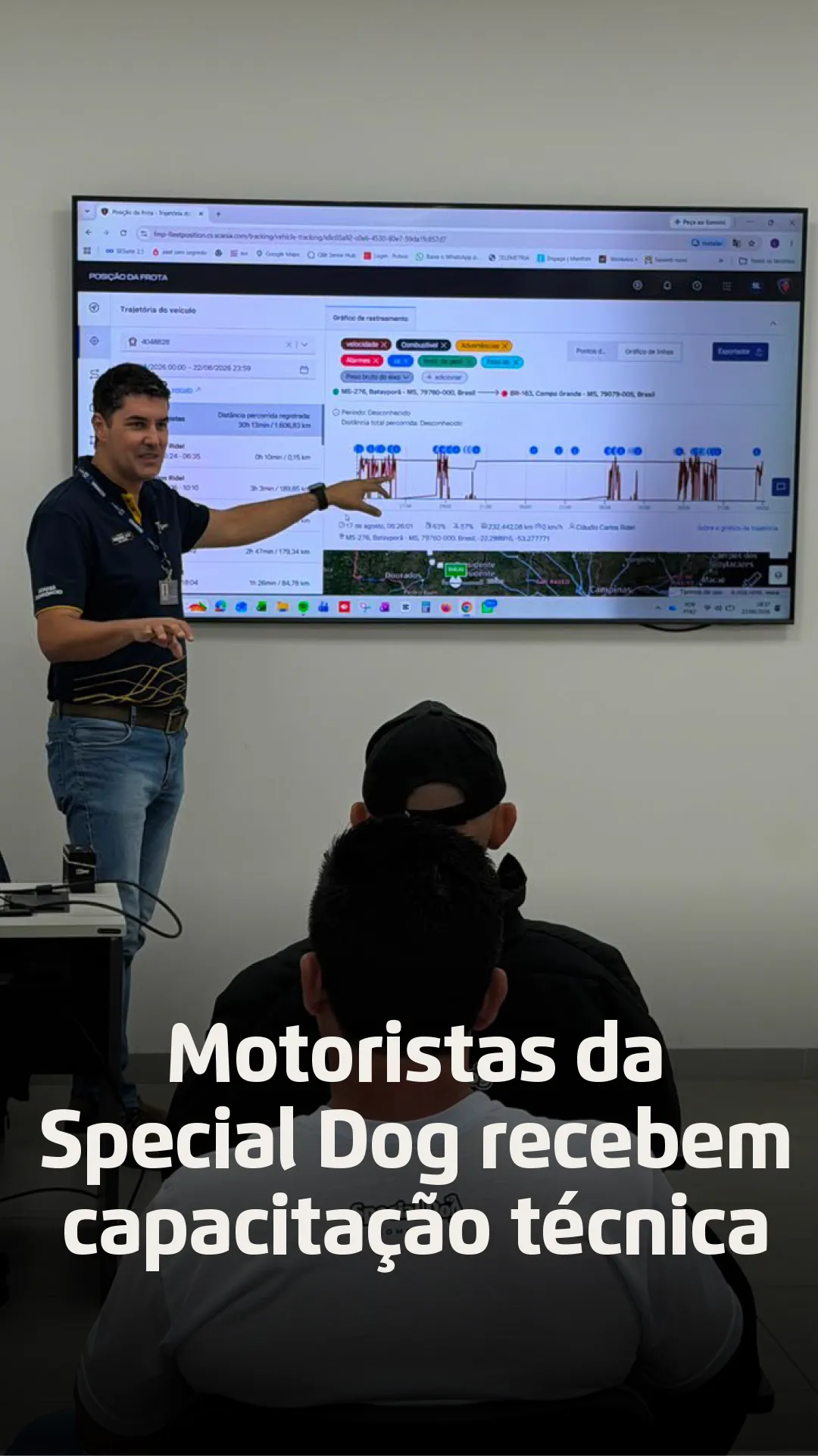 Motoristas da Special Dog recebem capacitação técnica