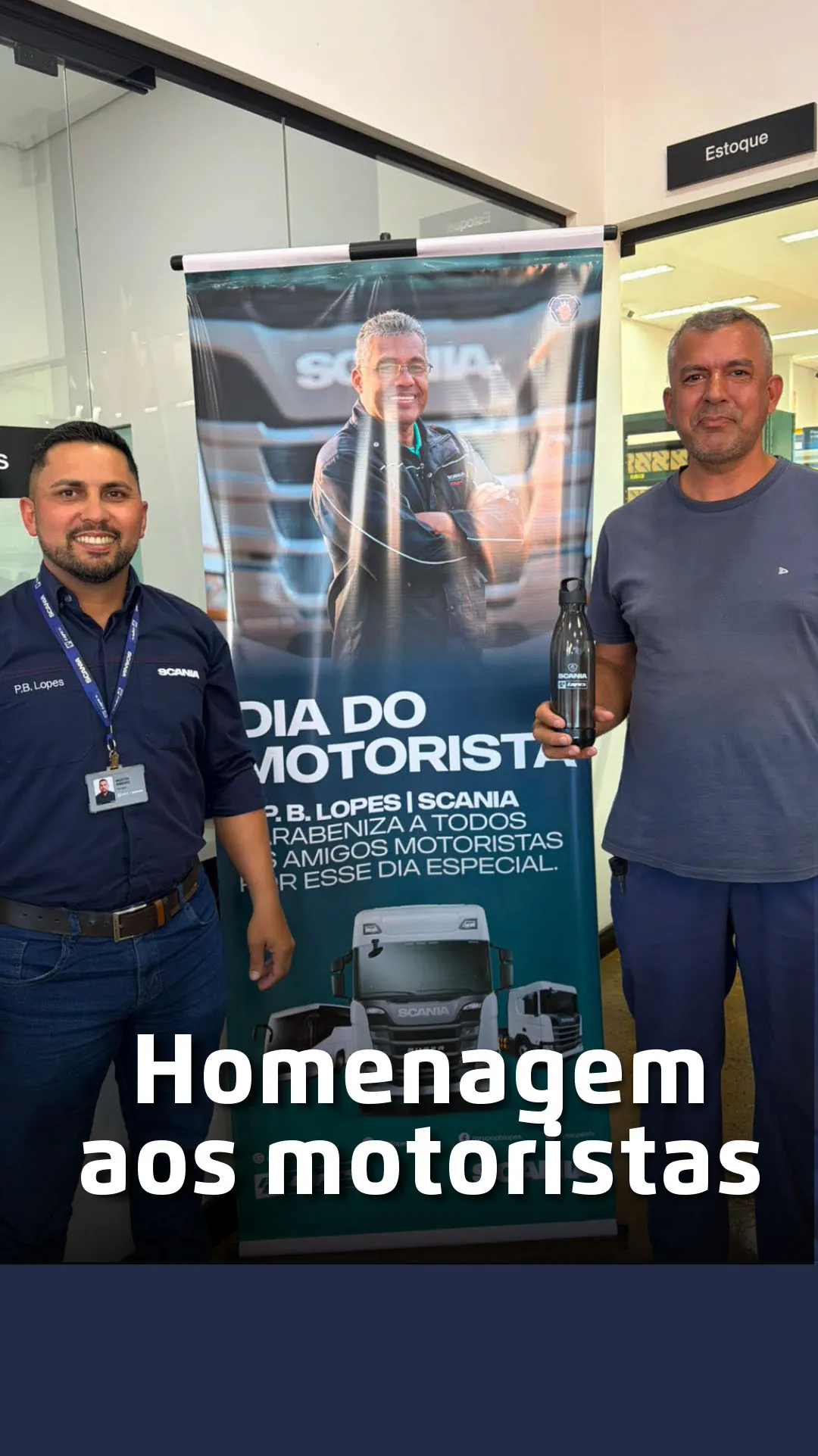 Homenagem aos motoristas