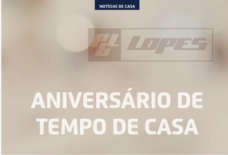 ANIVERSÁRIO DE TEMPO DE CASA