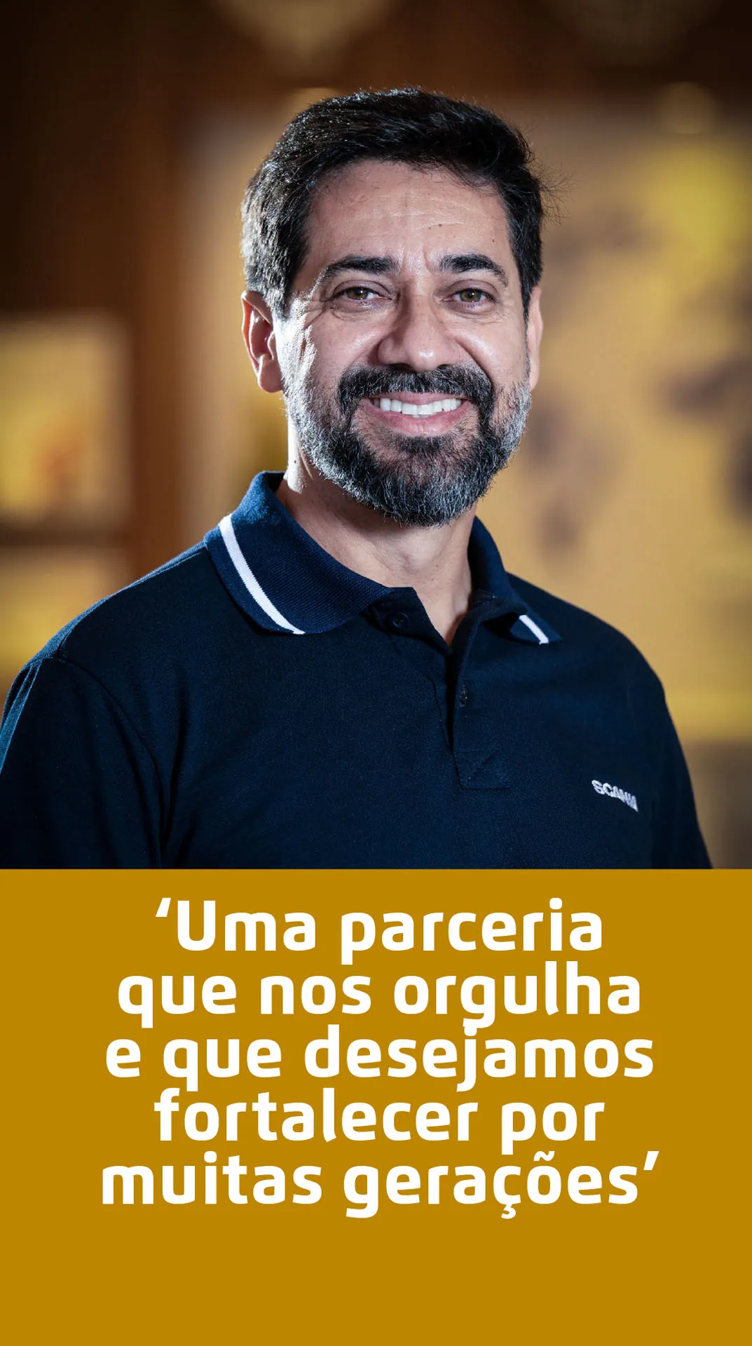 ‘Uma parceria que nos orgulha e que desejamos fortalecer por muitas gerações’