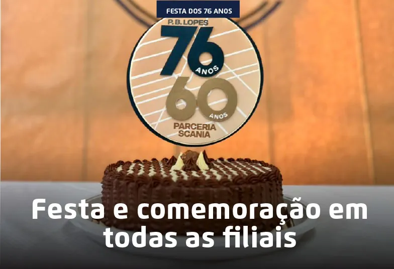 Festa e comemoração em todas as filiais