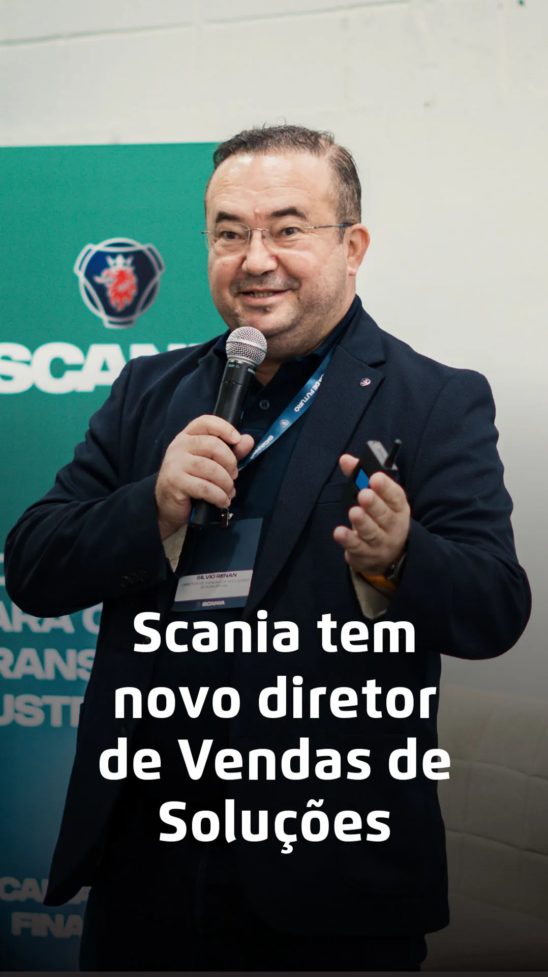 Scania tem novo diretor de Vendas de Soluções